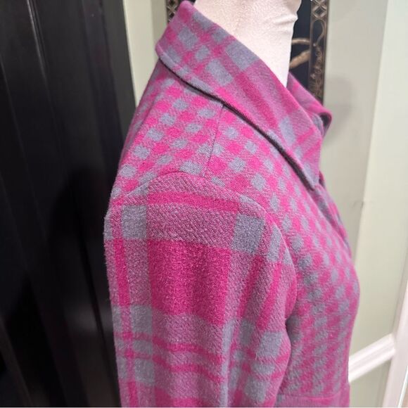 Soft Surroundings Asymmetrical Plaid Button Front Tunic – XS - Picture 5 of 10